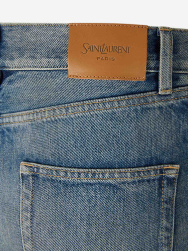Saint Laurent Mujer Barcelona Jeans Rectos Capri color Azul Denim sku 763-001828 01 - Foto 4