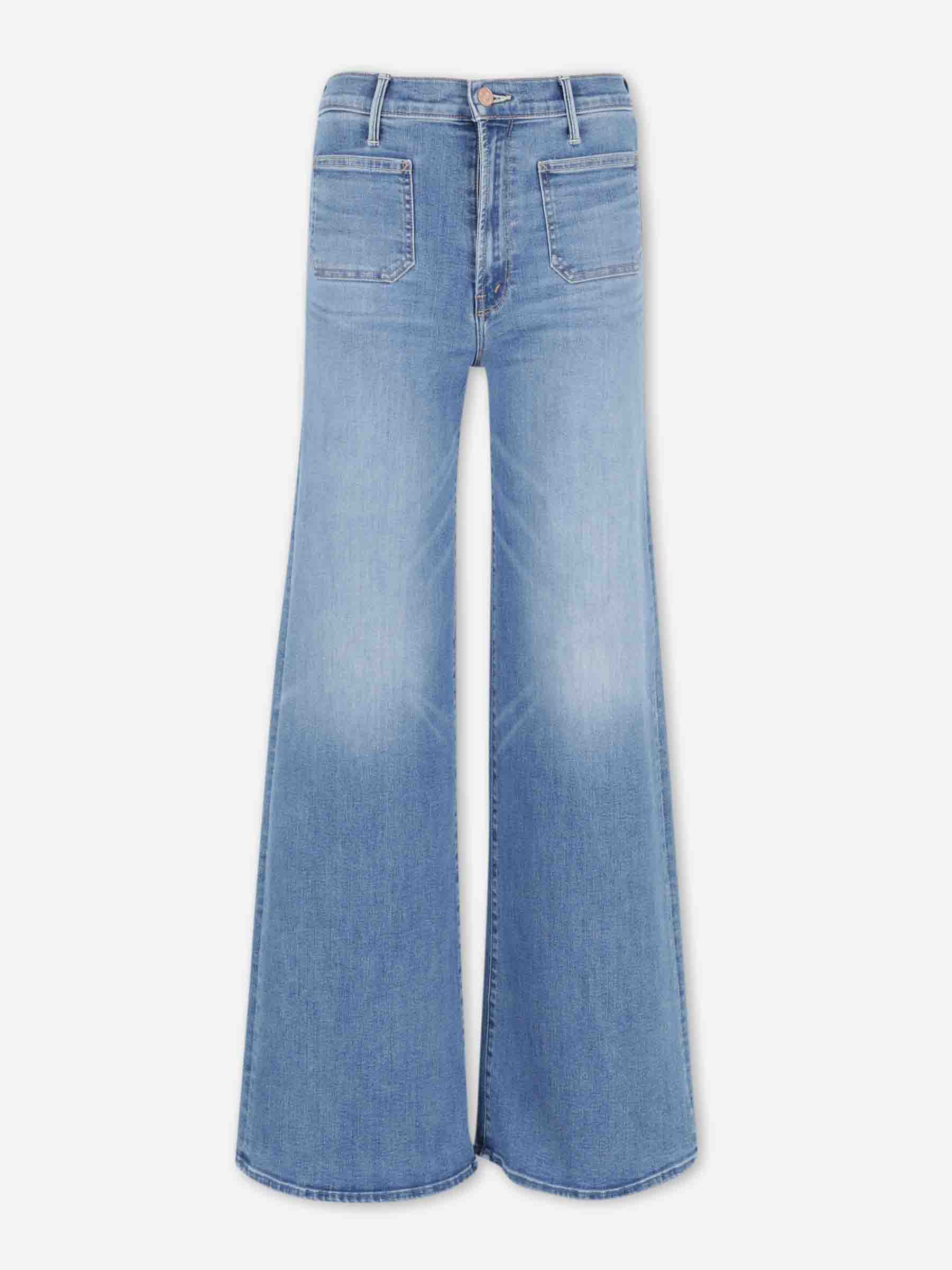 Mother Mujer Barcelona Jeans Anchos Flared color Azul Denim sku 763-001839 01 - Foto 1