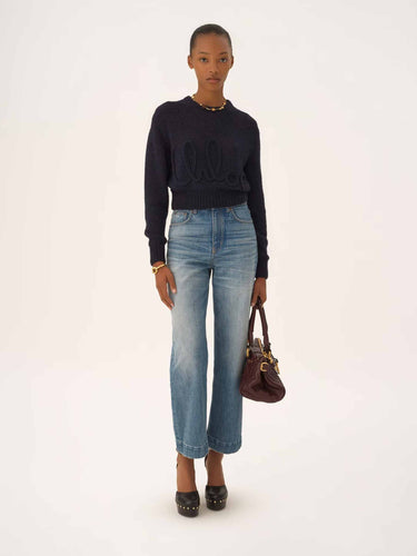 Chloé Mujer Barcelona Jeans Wide Leg color Azul Denim sku 763-001840 01 - Foto 2