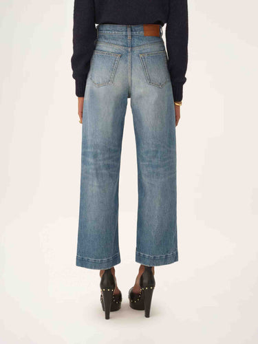 Chloé Mujer Barcelona Jeans Wide Leg color Azul Denim sku 763-001840 01 - Foto 3
