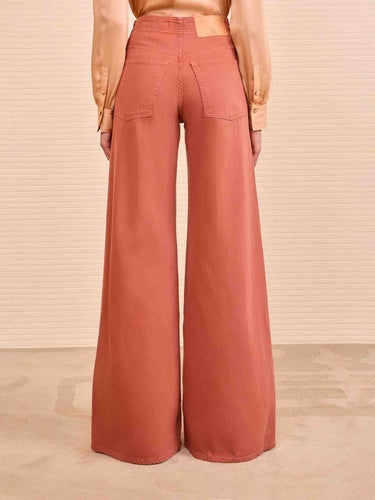 Ulla Johnson Mujer Barcelona Jeans Anchos Bianca color Terracota sku 763-001844 01 - Foto 3