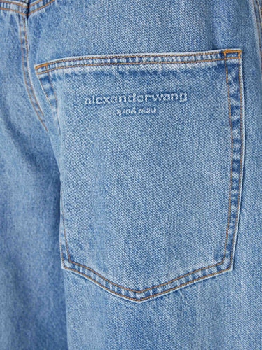 Alexander Wang Mujer Barcelona Jeans Anchos Surge color Azul Denim sku 763-001855 01 - Foto 5