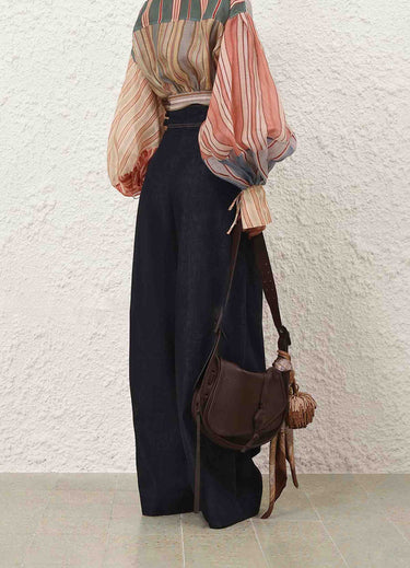Zimmermann Mujer Barcelona Jeans Flared Rebellion color Azul Denim Oscuro sku 763-001858 01 - Foto 3