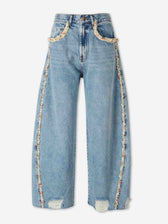PatBo Mujer Barcelona Jeans Anchos Camila Coelho color Azul Denim sku 763-001860 01 - Foto 1