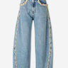 PatBo Mujer Barcelona Jeans Anchos Camila Coelho color Azul Denim sku 763-001860 01 - Foto 1