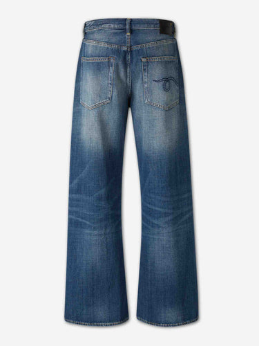 R13 Mujer Barcelona Jeans Anchos D'Arcy color Azul Denim Oscuro sku 763-001862 01 - Foto 2