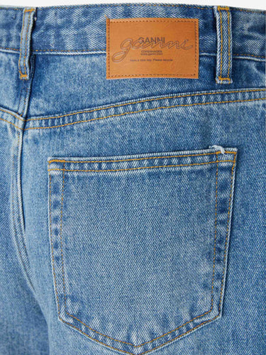 Ganni Mujer Barcelona Jeans Anchos Lyocell color Azul Denim sku 763-001865 01 - Foto 5