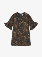 Ganni Mujer Barcelona Vestido Mini Volantes color Leopardo sku 763-001866 00 - Foto 1