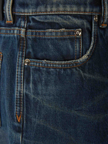 Versace Mujer Barcelona Jeans Rectos color Azul Denim Oscuro sku 763-001872 01 - Foto 3