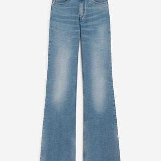 Ami Paris Mujer Barcelona Jeans Acampanados Algodón color Azul Denim sku 763-001873 01 - Foto 1