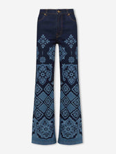 LaDoubleJ Mujer Barcelona Jeans Flare Estampados color Azul Denim sku 763-001874 01 - Foto 1