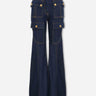 Zimmermann Mujer Barcelona Jeans Acampanados Bolsillos color Azul Denim Oscuro sku 763-001879 01 - Foto 1
