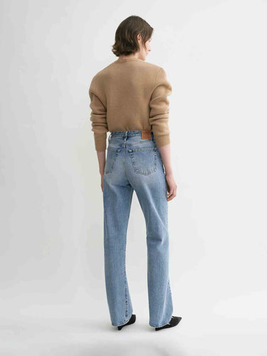 TOTEME Mujer Barcelona Jeans Rectos Torcido color Azul Denim Claro sku 763-001880 01 - Foto 3