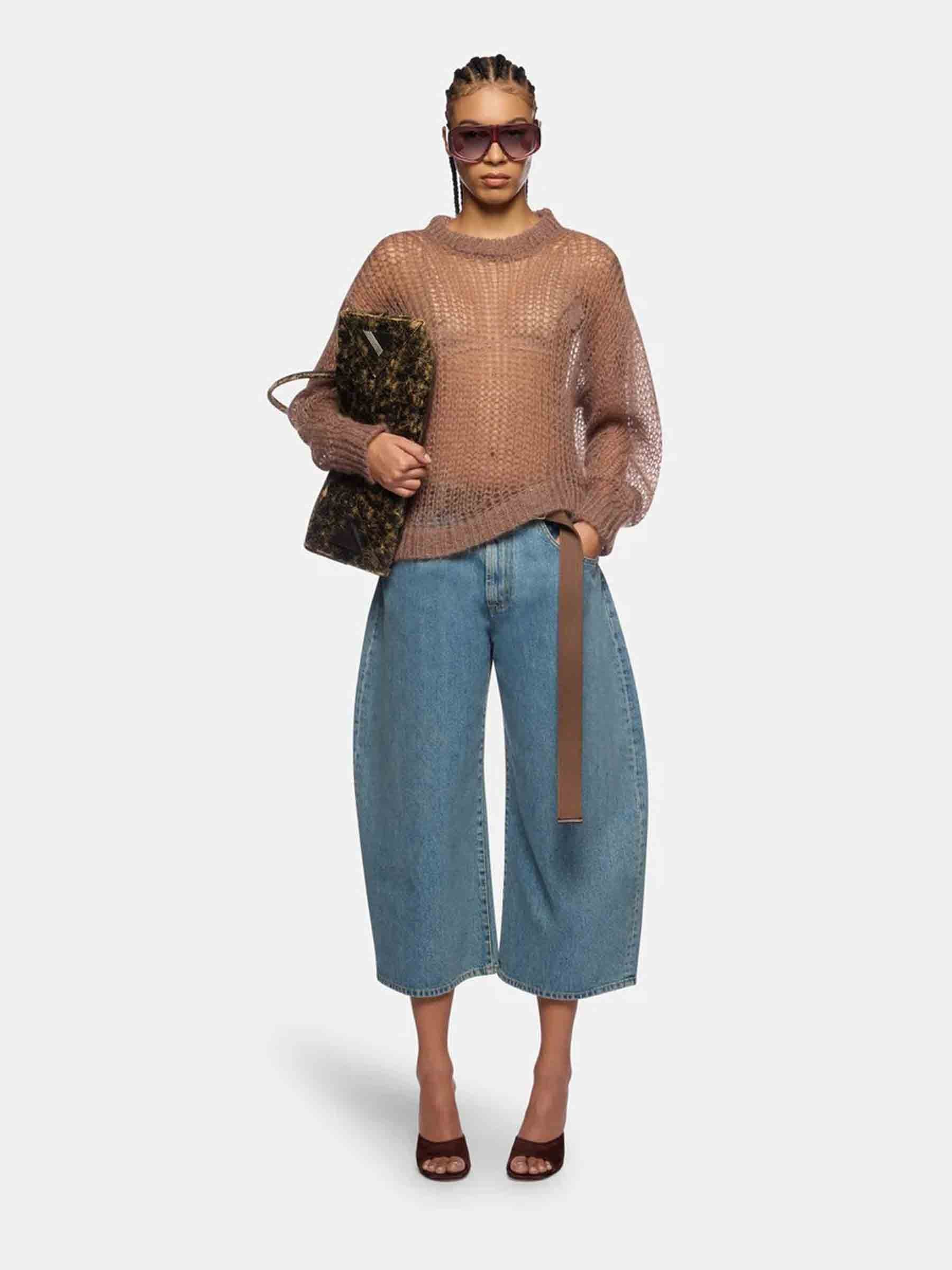 The Attico Mujer Barcelona Jeans Cocoon color Azul Denim sku 763-001887 01 - Foto 2