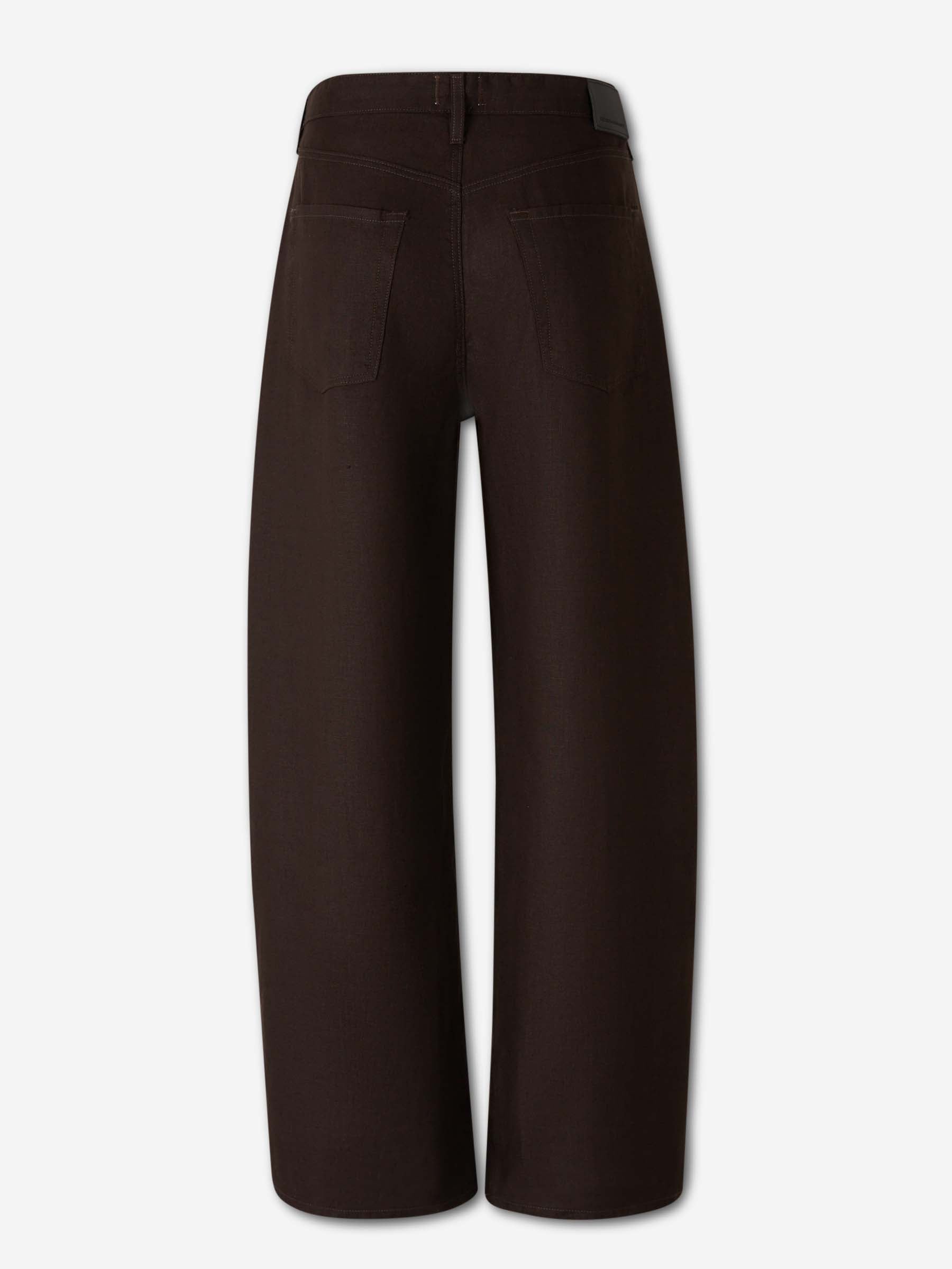 Citizens Of Humanity Mujer Barcelona Pantalones Anchos Rectos color Marrón Oscuro sku 763-001888 01 - Foto 2