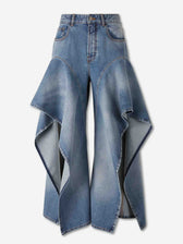 Alaïa Mujer Barcelona Jeans con Volantes color Azul Denim sku 763-001889 01 - Foto 1
