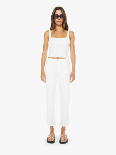Mother Mujer Barcelona Jeans The Newbie Ankle color Blanco sku 763-001891 01 - Foto 2