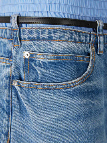 Alexander Wang Mujer Barcelona Jeans Anchos Blow Up color Azul Denim sku 763-001895 01 - Foto 4