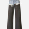 Acne Studios Mujer Barcelona Jeans Anchos Estampado color Azul Denim Oscuro sku 763-001897 01 - Foto 1