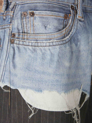 Acne Studios Mujer Barcelona Jeans Anchos Estampado color Azul Denim Oscuro sku 763-001897 01 - Foto 4