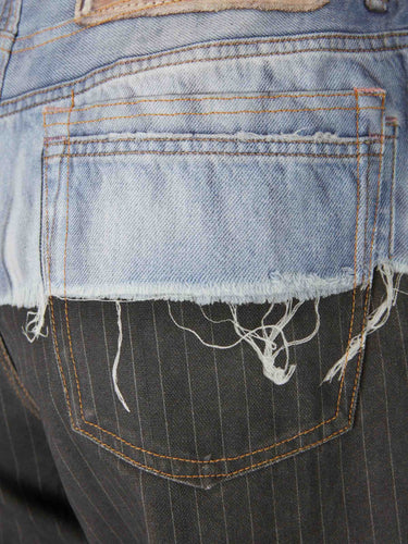 Acne Studios Mujer Barcelona Jeans Anchos Estampado color Azul Denim Oscuro sku 763-001897 01 - Foto 5