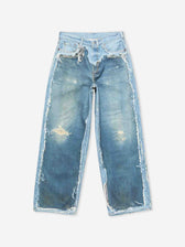 Acne Studios Mujer Barcelona Jeans Parches Contraste color Azul Denim sku 763-001898 01 - Foto 1
