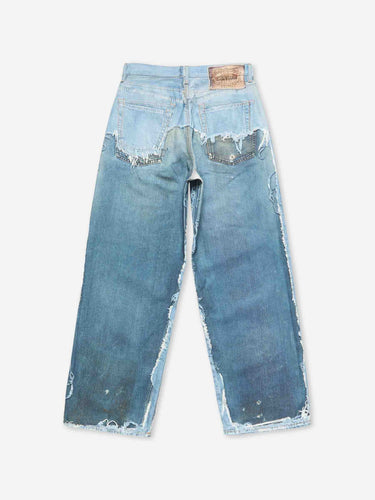 Acne Studios Mujer Barcelona Jeans Parches Contraste color Azul Denim sku 763-001898 01 - Foto 3