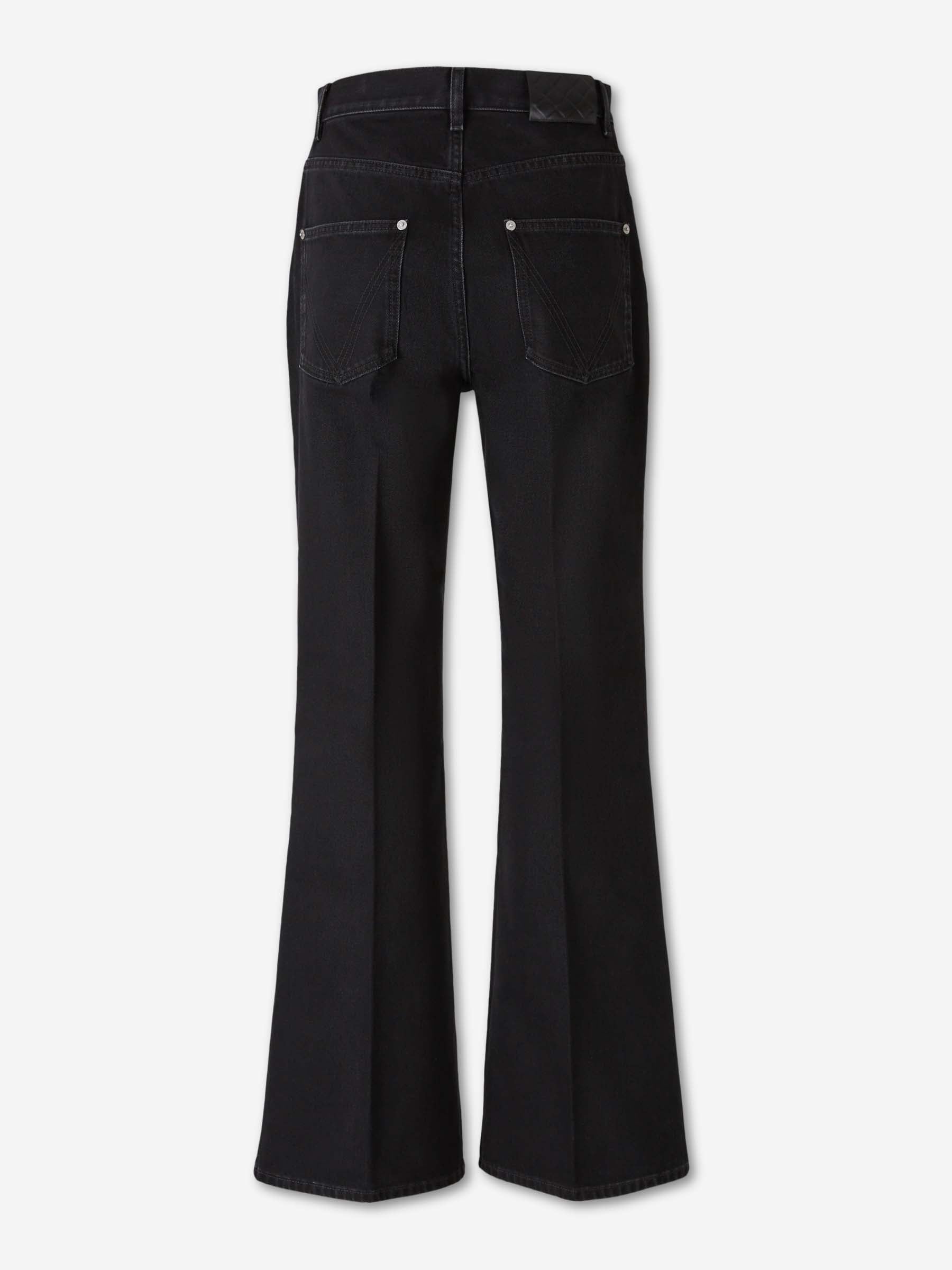 Bottega Veneta Mujer Barcelona Jeans Flared Algodón color Negro sku 763-001900 01 - Foto 2