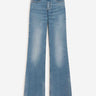 Ami Paris Mujer Barcelona Pantalones Flared Algodón color Azul Denim sku 763-001901 01 - Foto 1