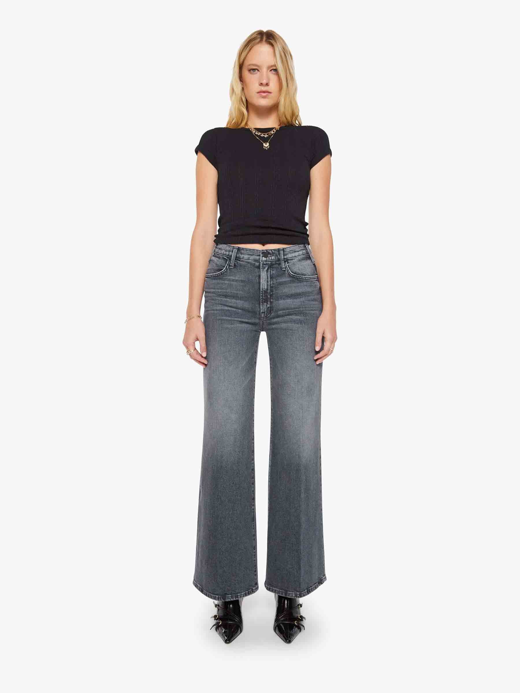 Mother Mujer Barcelona Jeans The Hustler Roller Sneak color Negro sku 763-001914 01 - Foto 1