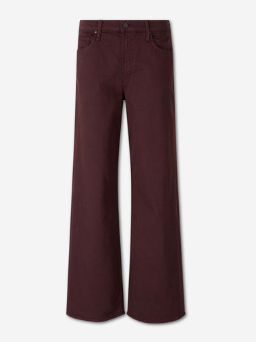 Mother Mujer Barcelona Jeans The Rerun Zip Sneak color Burdeos sku 763-001915 01 - Foto 1