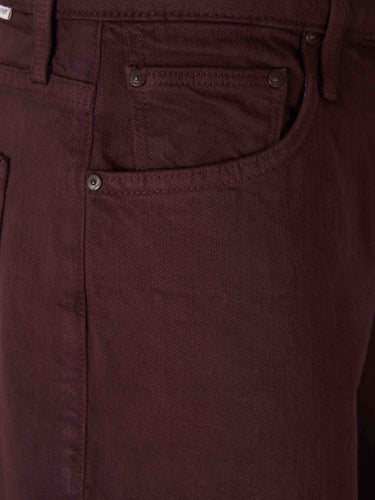 Mother Mujer Barcelona Jeans The Rerun Zip Sneak color Burdeos sku 763-001915 01 - Foto 3