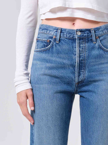 Agolde Mujer Barcelona Jeans Rectos Estilo 90's color Azul Denim sku 763-001921 01 - Foto 4