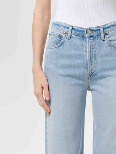 Agolde Mujer Barcelona Jeans Ren 32" color Azul Denim Claro sku 763-001922 01 - Foto 4