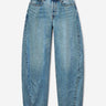 Alexander Wang Mujer Barcelona Jeans Barrel Logo color Azul Denim sku 763-001938 01 - Foto 1
