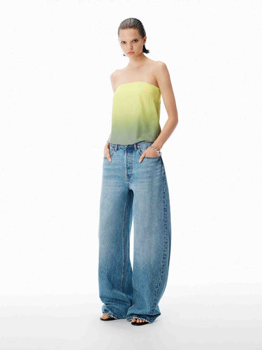 Alexander Wang Mujer Barcelona Jeans Barrel Logo color Azul Denim sku 763-001938 01 - Foto 2