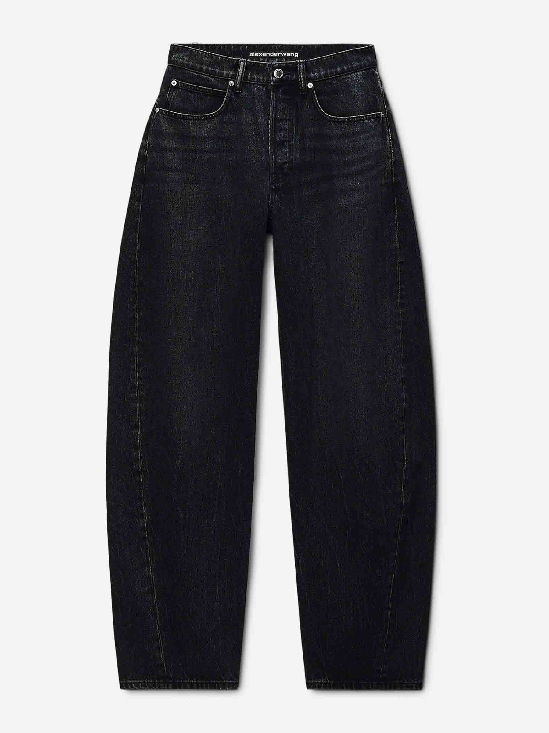 Alexander Wang Mujer Barcelona Jeans Barrel Logo color Negro sku 763-001939 01 - Foto 1