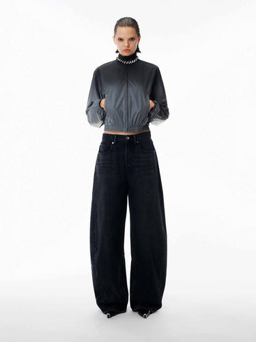Alexander Wang Mujer Barcelona Jeans Barrel Logo color Negro sku 763-001939 01 - Foto 2