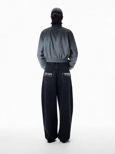 Alexander Wang Mujer Barcelona Jeans Barrel Logo color Negro sku 763-001939 01 - Foto 3