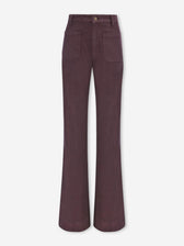 Victoria Beckham Mujer Barcelona Jeans Flared Alina color Burdeos sku 763-001948 01 - Foto 1