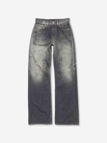 Acne Studios Mujer Barcelona Jeans Anchos Efecto Pintura color Negro sku 763-001952 01 - Foto 1
