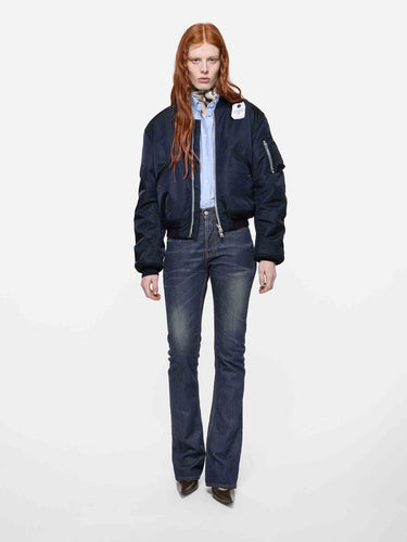 Acne Studios Mujer Barcelona Jeans Flared Algodón color Azul Denim Oscuro sku 763-001954 01 - Foto 3