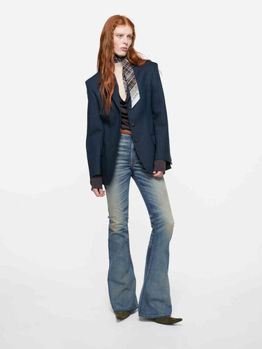 Acne Studios Mujer Barcelona Jeans Flared color Azul Denim sku 763-001955 01 - Foto 3