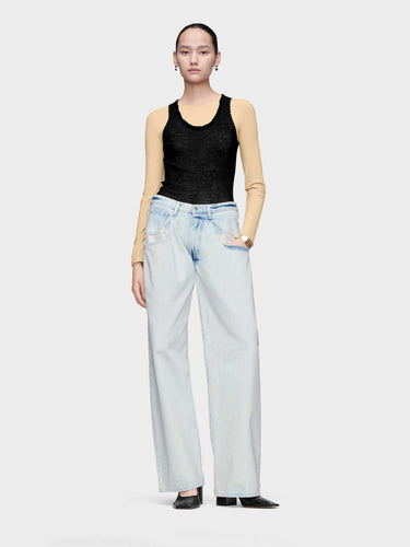 Maison Margiela Mujer Barcelona Jeans Rectos Anchos color Azul Denim Claro sku 763-001964 01 - Foto 2