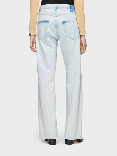 Maison Margiela Mujer Barcelona Jeans Rectos Anchos color Azul Denim Claro sku 763-001964 01 - Foto 3