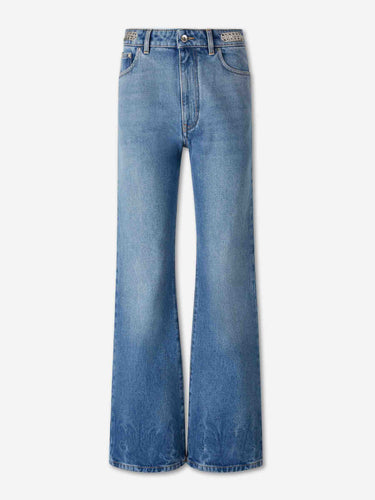 Rabanne Mujer Barcelona Jeans Anchos Algodón color Azul Denim sku 763-001976 01 - Foto 1