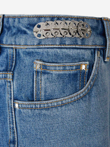 Rabanne Mujer Barcelona Jeans Anchos Algodón color Azul Denim sku 763-001976 01 - Foto 3