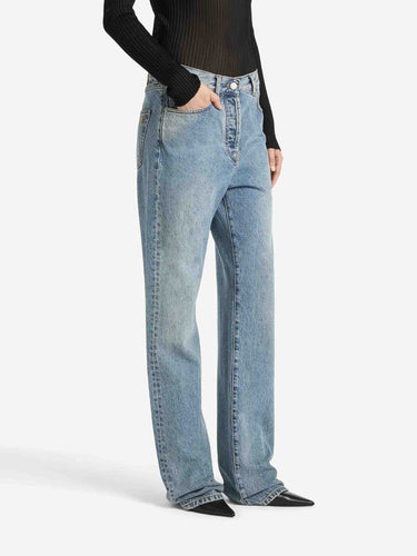 Balmain Mujer Barcelona Jeans Rectos Algodón color Azul Denim sku 763-001984 02 - Foto 4