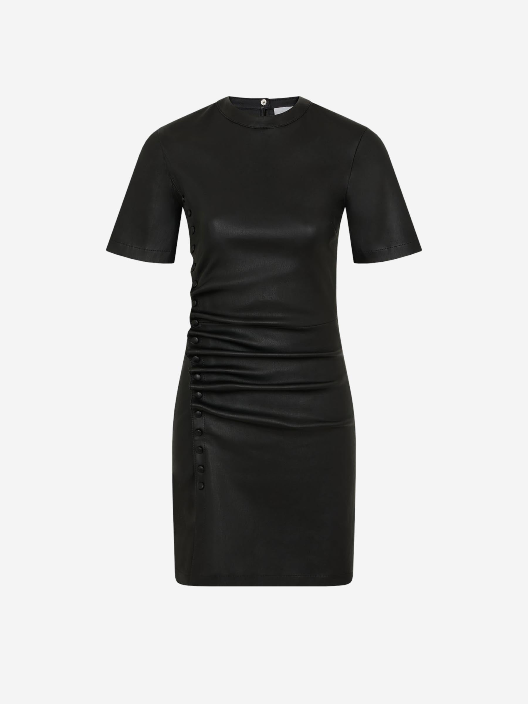 Rabanne Vestido Mini Diseño Fruncido color Negro sku 731-005934 01 - Foto 1