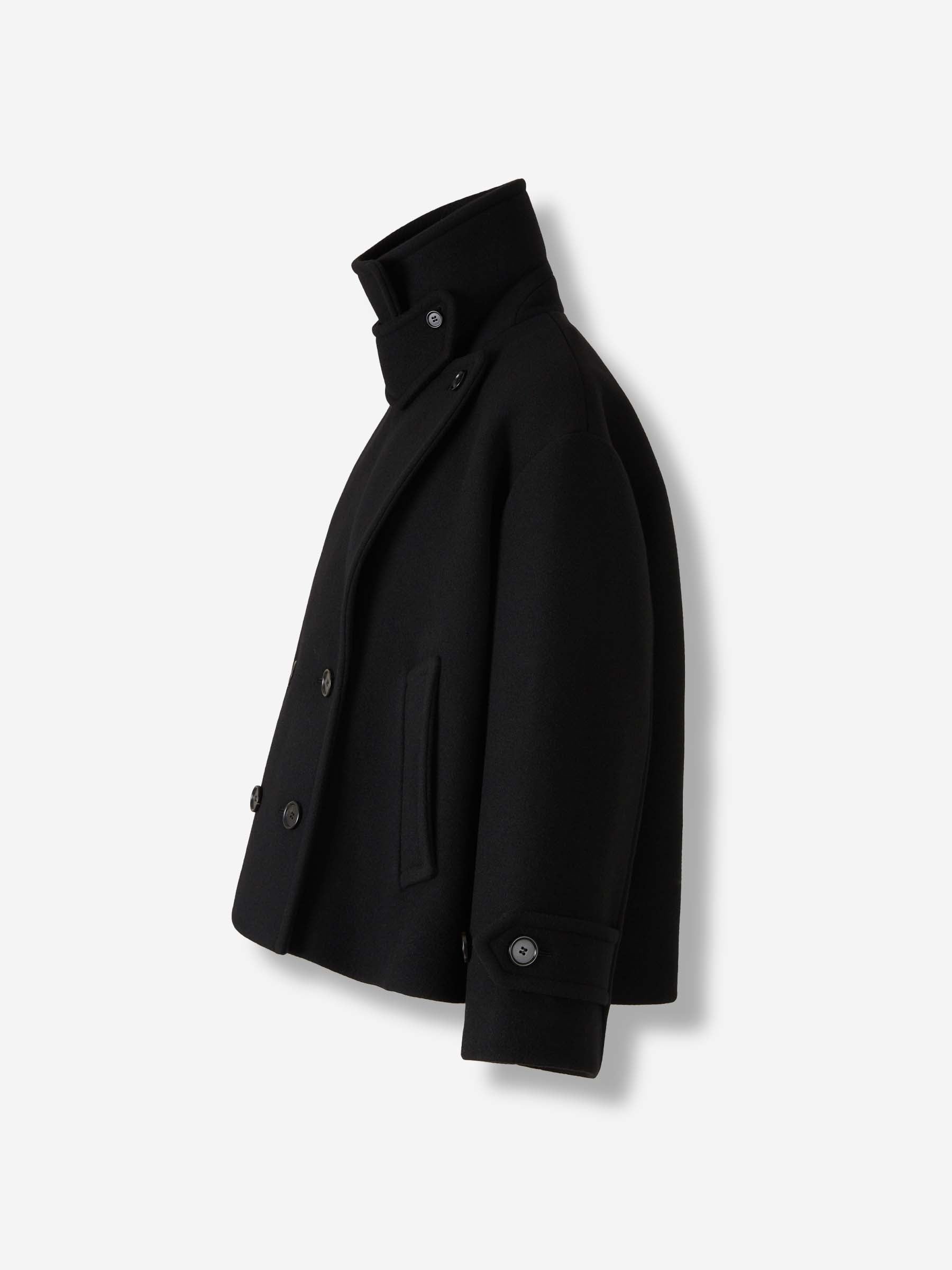 Chloé – Short Double-Breasted Coat Mujer 771-001588 01